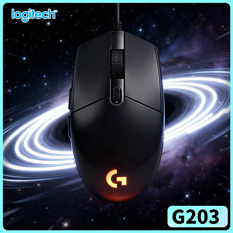 Logitech Mouse G203 - Mouse Cablato Logitech G203 per Gaming,