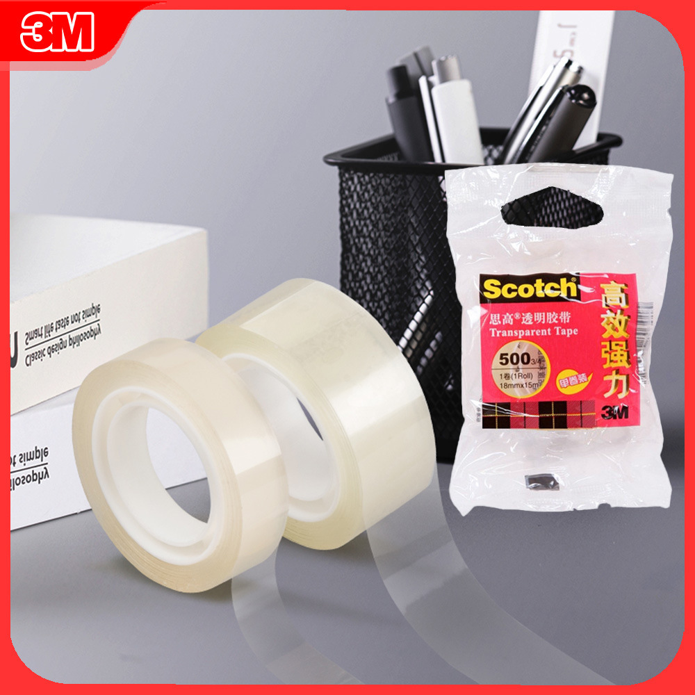 Office Technologies - Nastro Trasparente 3M Scotch 500, Nastro