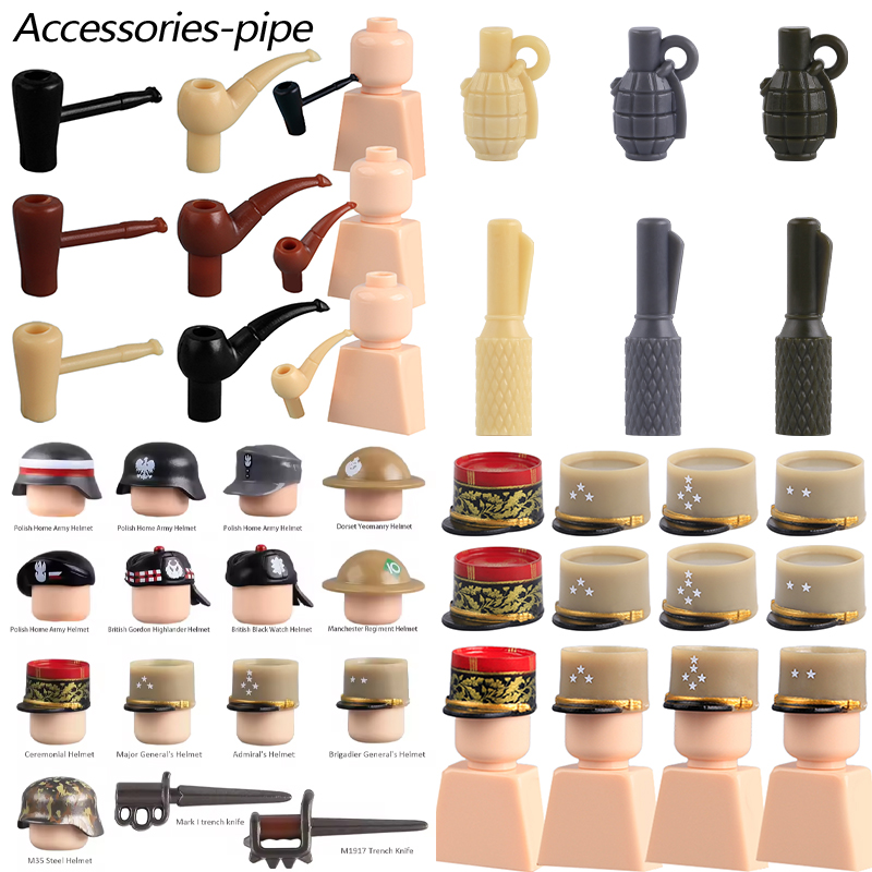 Office Technician - Accessori per Soldati Militari MOC, Blocchi